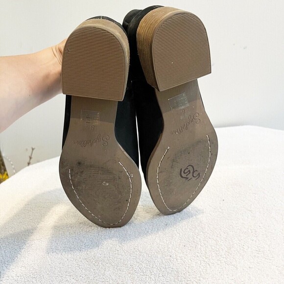 Seychelles Women’s Black Ankle Bootie 8 Renouned Ruffle Short Boot Boho Academia - Picture 7 of 16